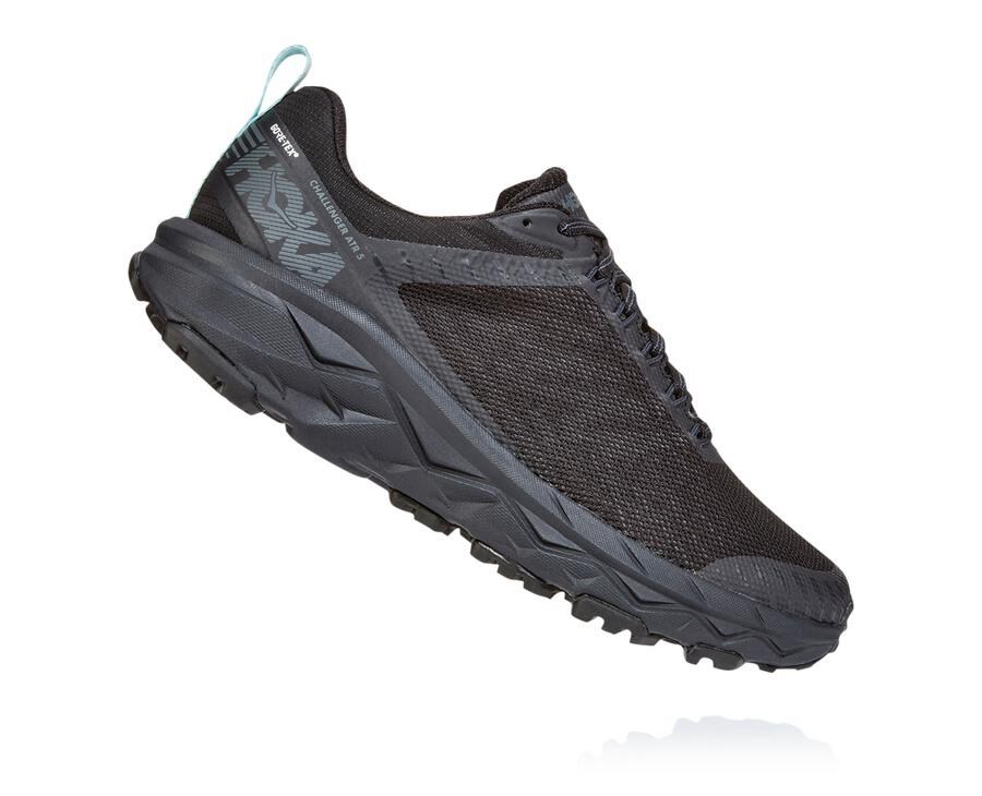 Trail Shoes Womens - Hoka One One Challenger ATR 5 GORE-TEX - Black - QXVDNSG-09